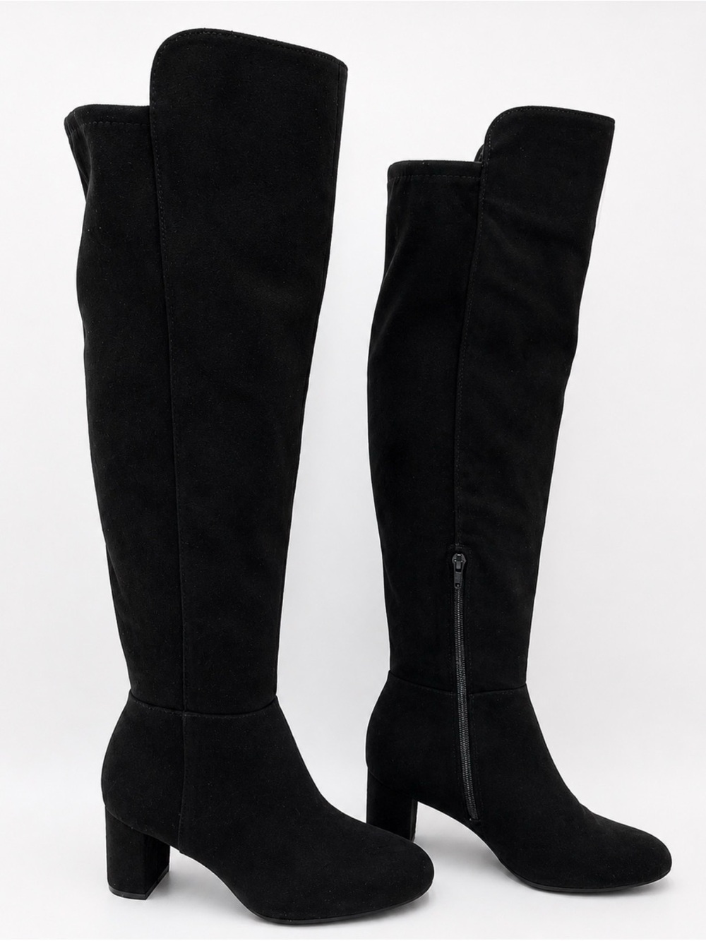 Kelly & Katie Hayd Wide Calf Tall Boots Black Size 7.5W - Picture 2 of 10